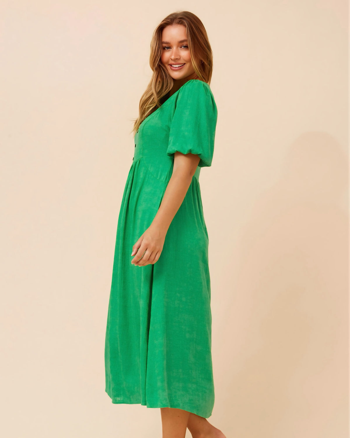 Charlotte Linen Blend Dress