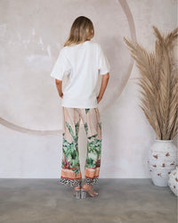 Zara Palm Print Pants