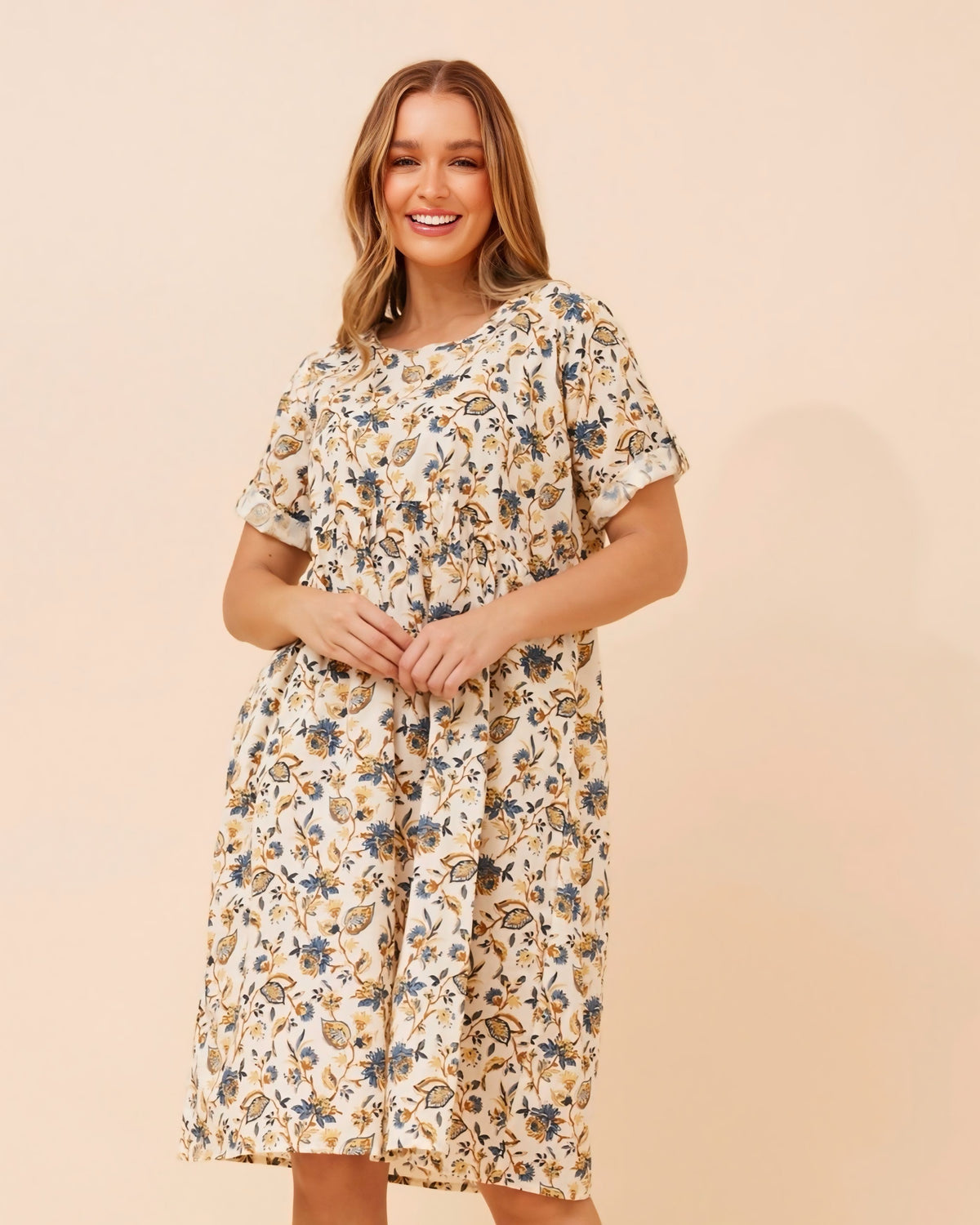 Sandy Floral Midi Dress