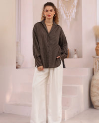 Sasha Oversize Print Shirt