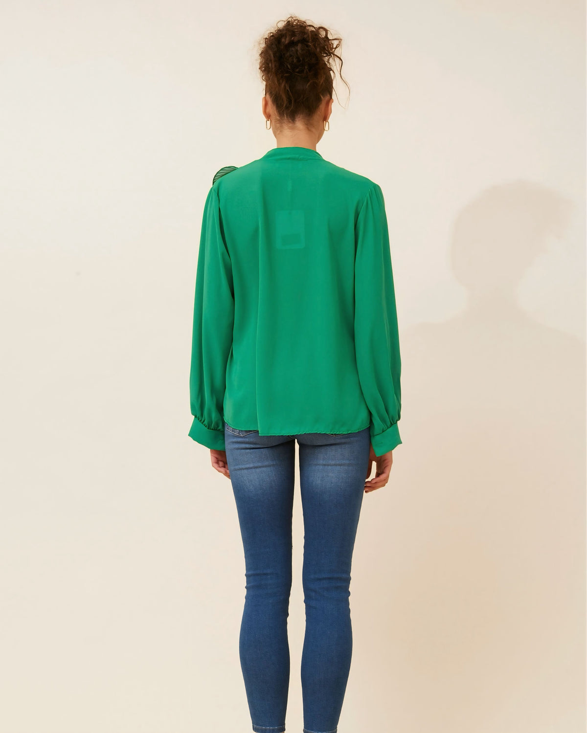 Georgia Frilled Front Blouse