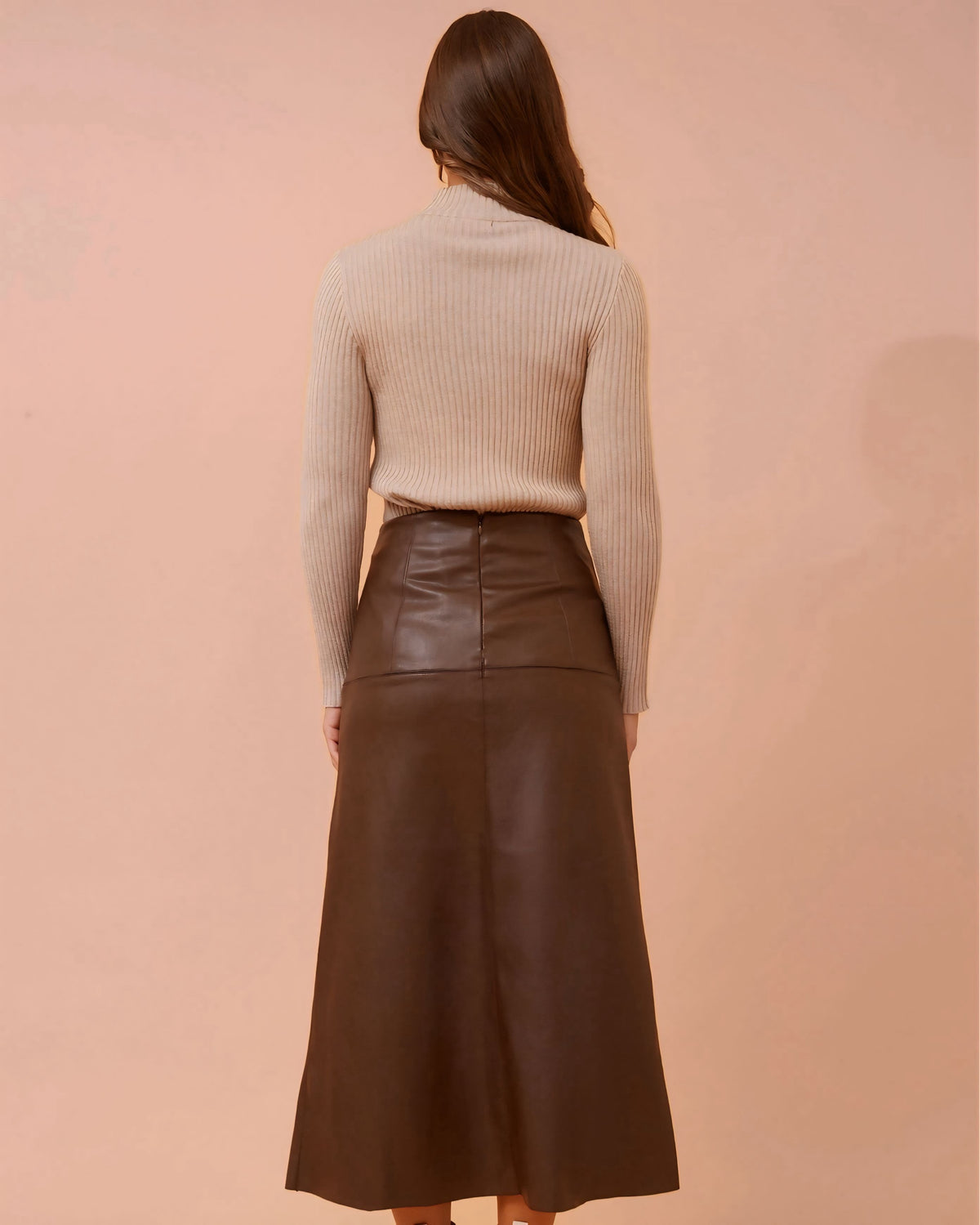 Josie Vegan Leather Skirt