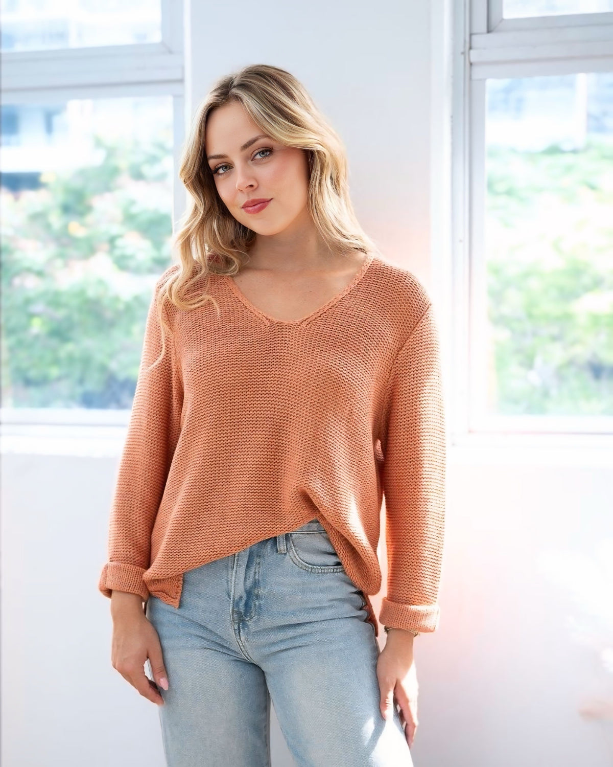 Sofia Cotton Knit Jumper