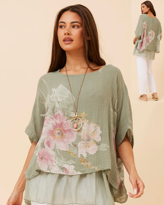 Stella Doubled Layered Top