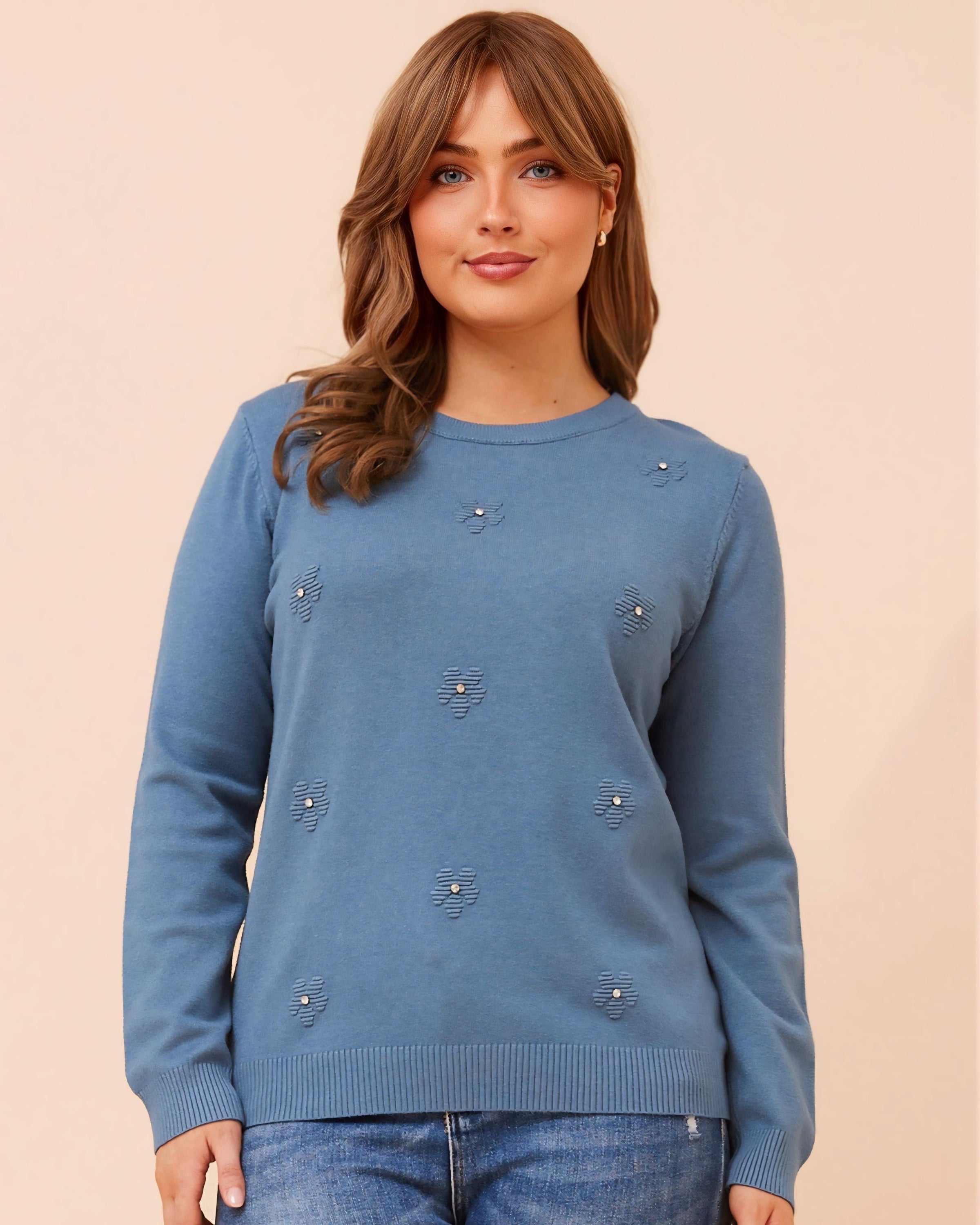Jayden Pattern Knit Sweater
