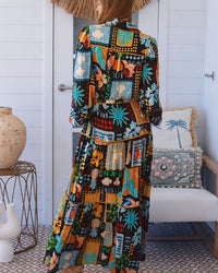 Hayley Exclusive Print Maxi Dress