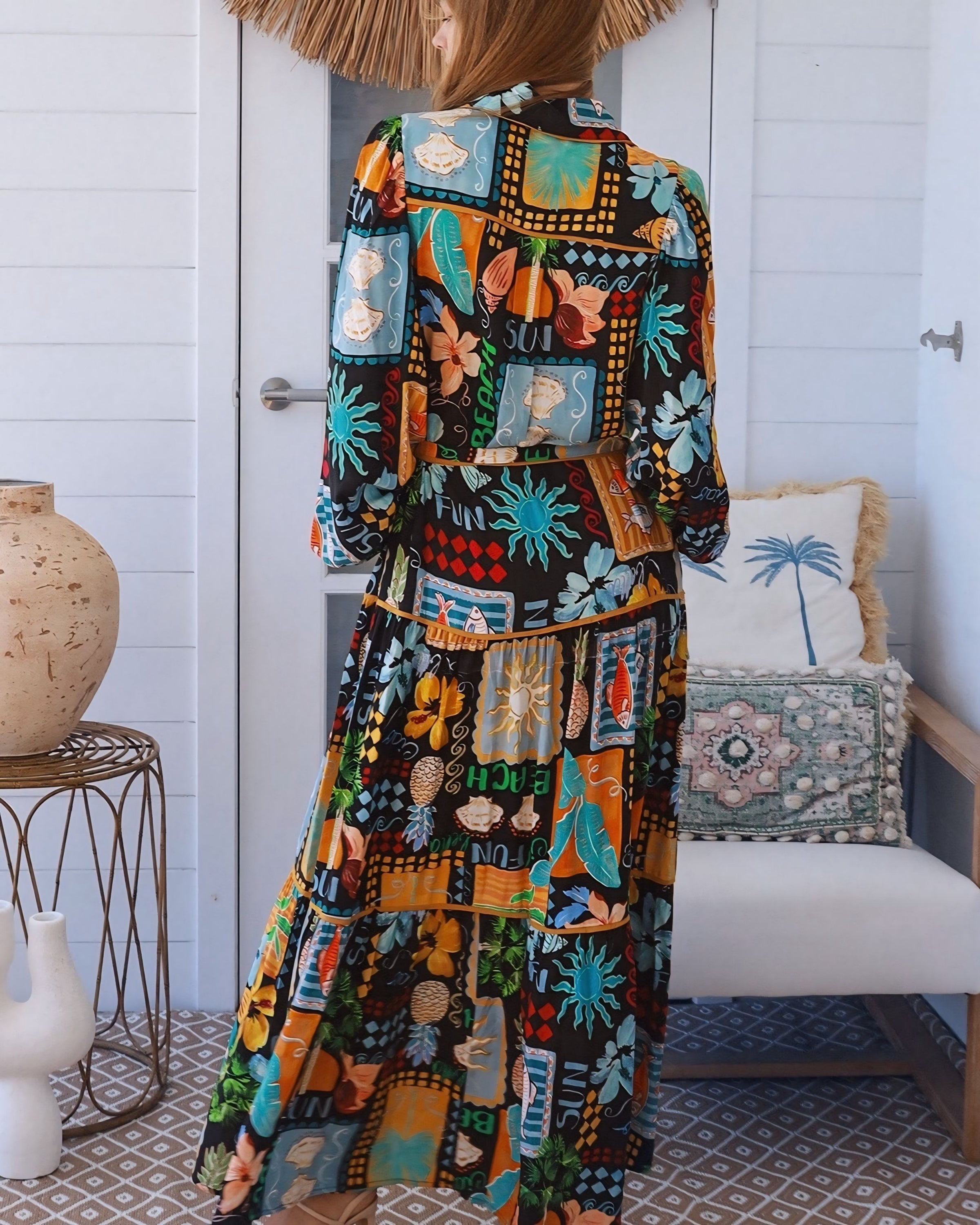 Hayley Exclusive Print Maxi Dress