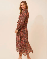 Petra Paisley Print Maxi Dress