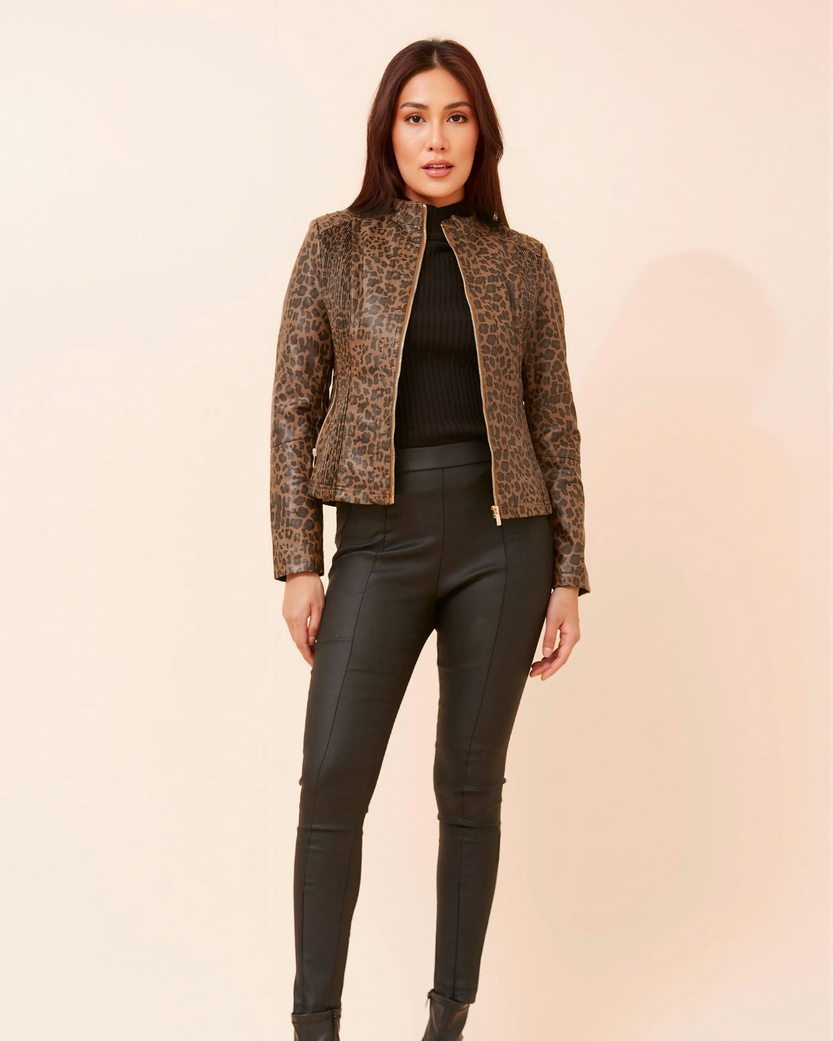 Bella Vegan Leatherette Jacket