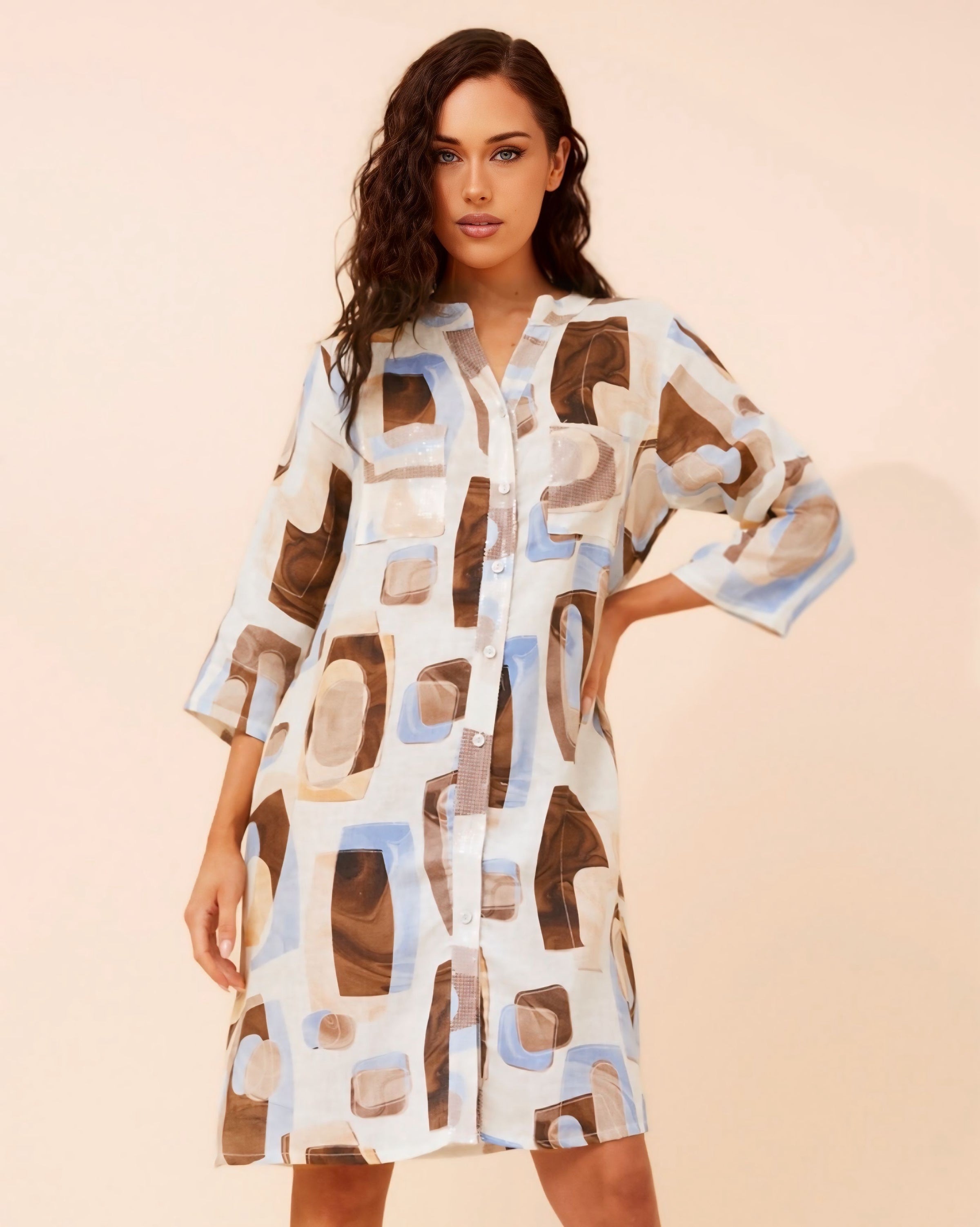 Charlotte Linen Blend Dress