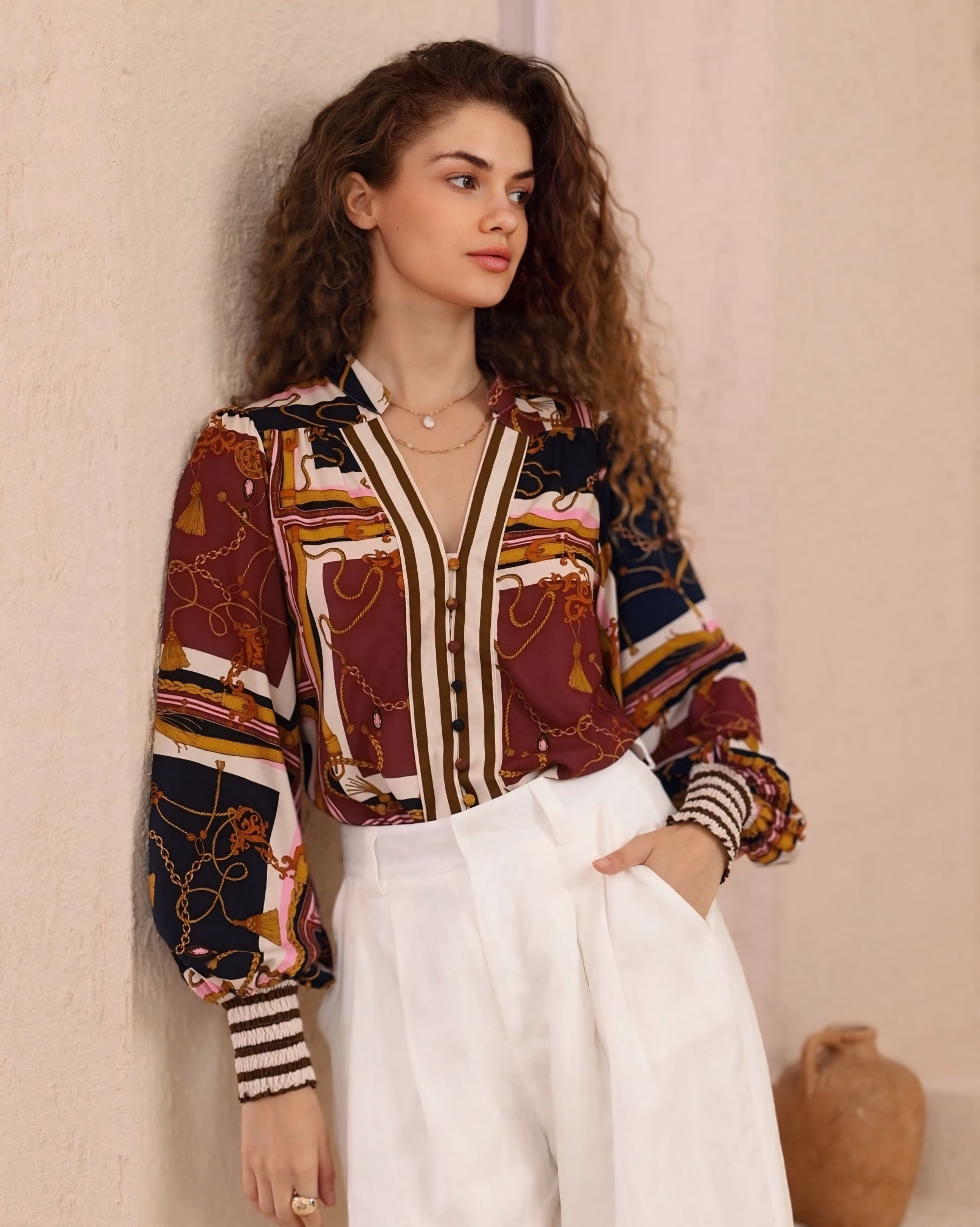 Petra Exclusive Print Blouse