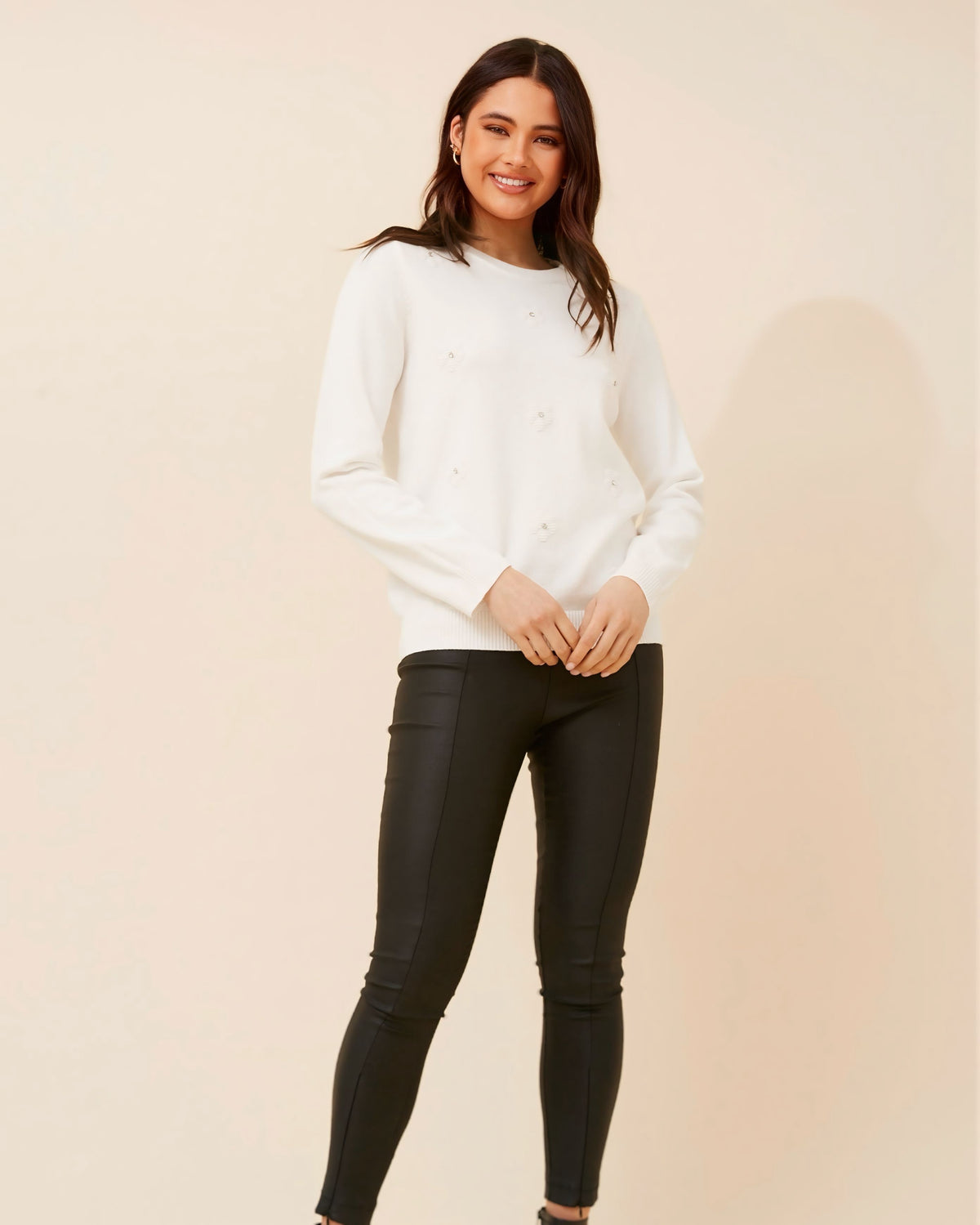 Jodie Pattern Knit Sweater