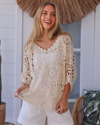 Julia Crochet Blouse