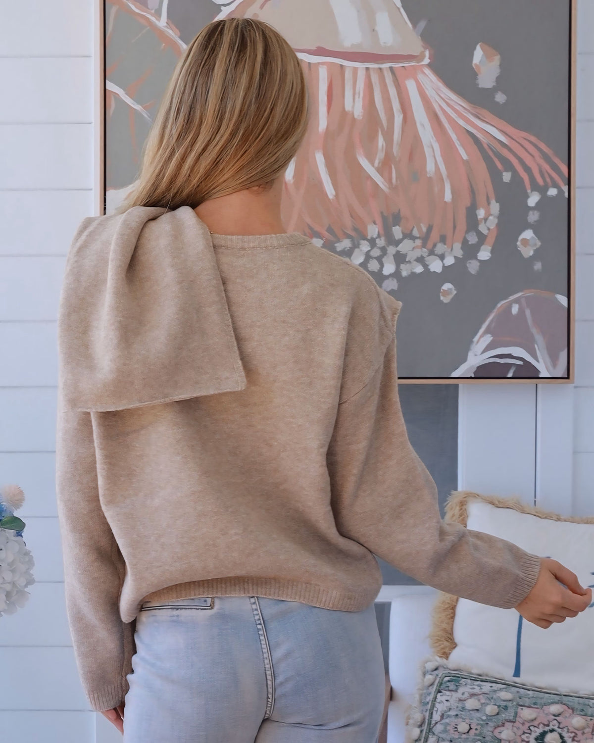 Seda Knit Hanky Front Top