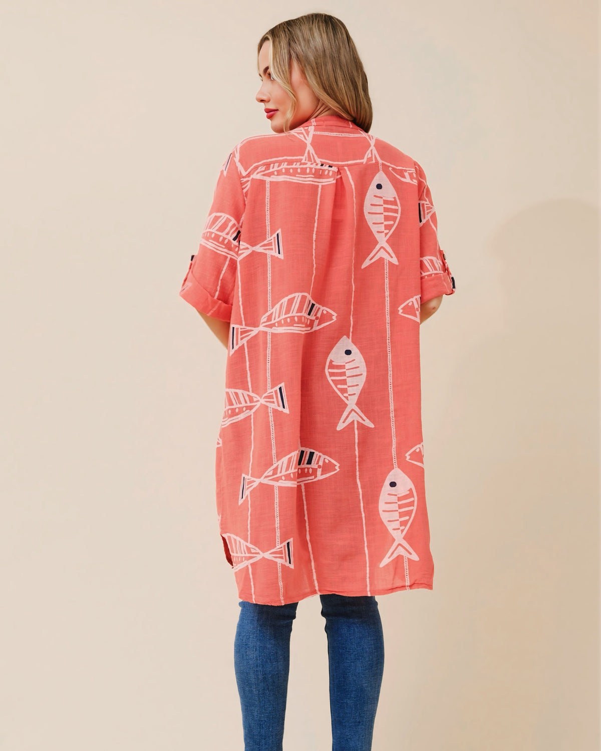 Petra Long Print Shirt