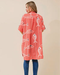 Petra Long Print Shirt