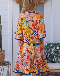Eva Printed Mini Dress