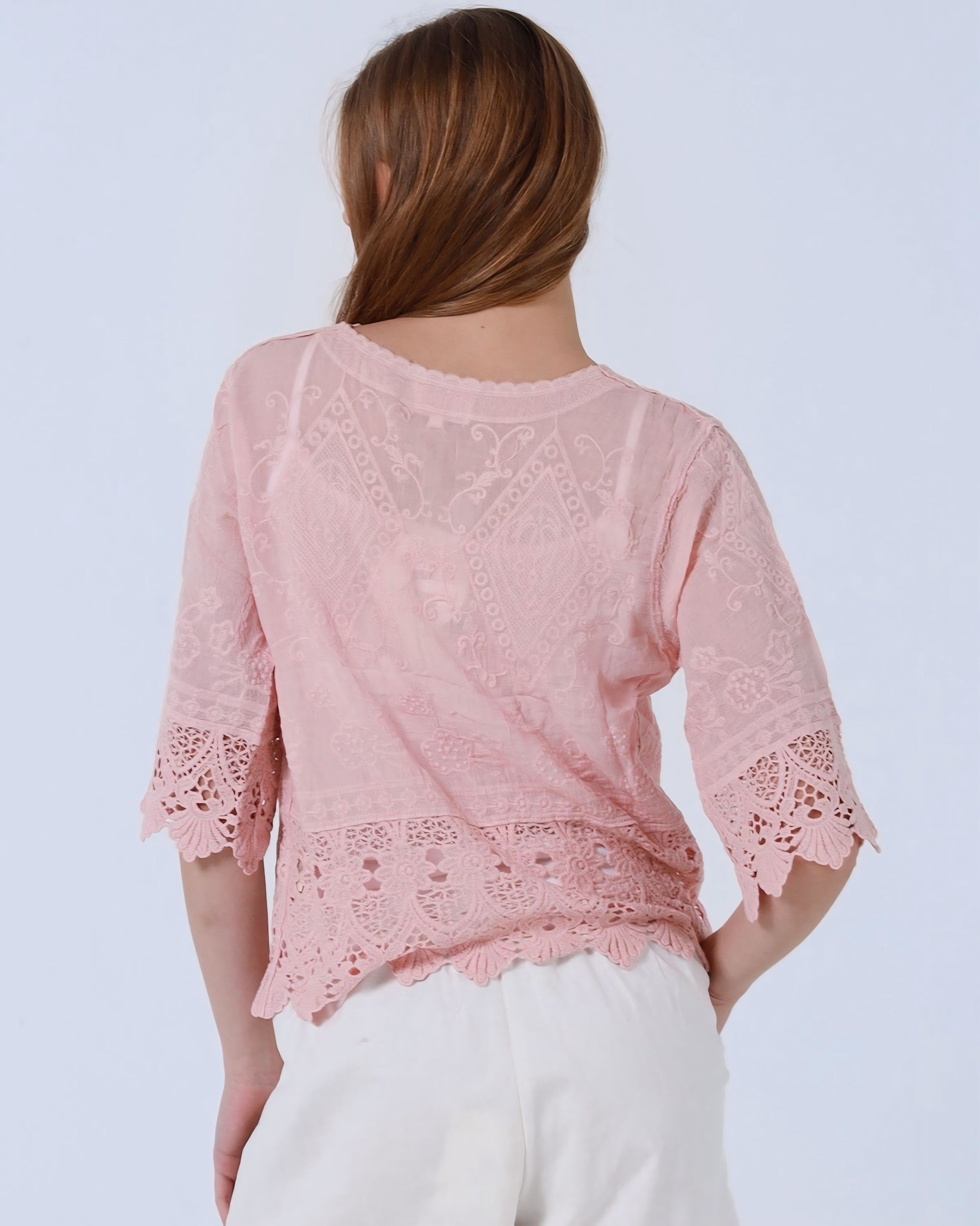 Sasha Lace Trim Cardigan