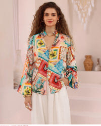 Trudy Exclusive Print Blouse