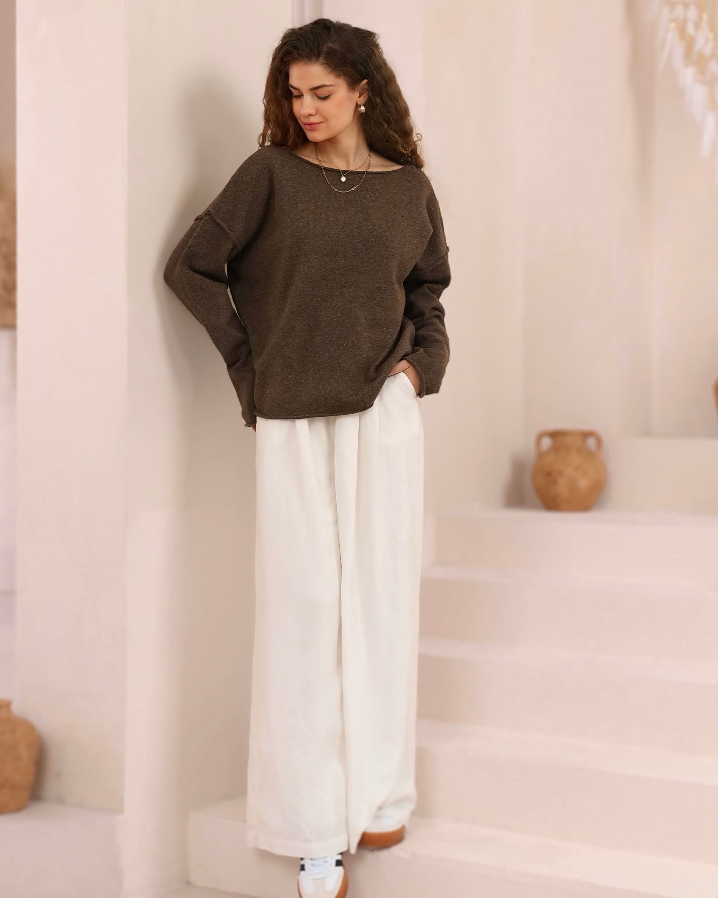 Sarah Off Shoulder Knit