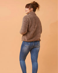 Sally Fur Zip Front Jacket