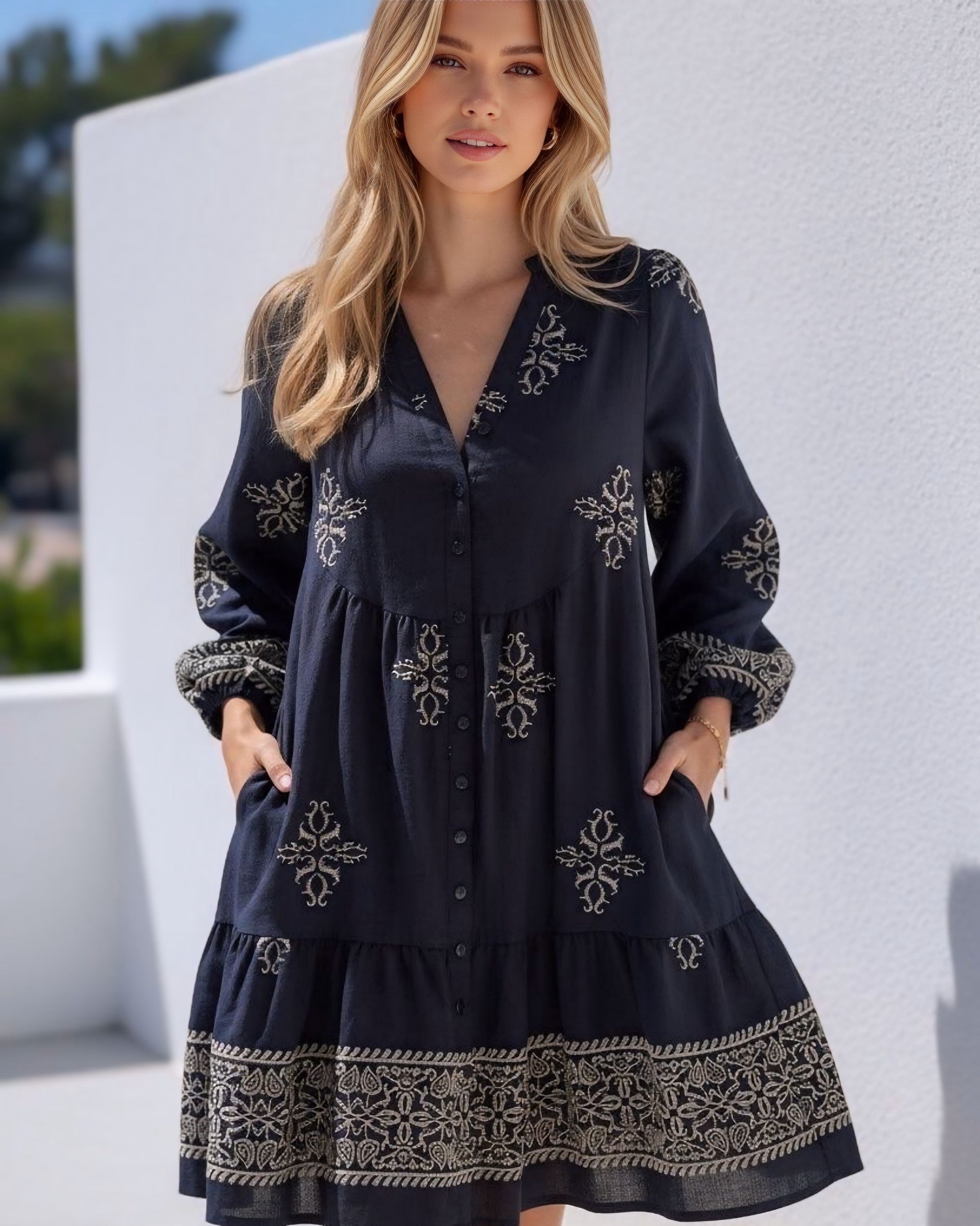 Elle Boho Mini Dress