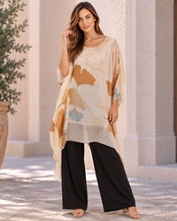 Seda Silk Print Blouse