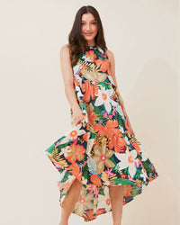 Josie Printed Tiered Dress