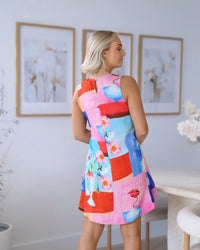 Olga Cotton Print Dress