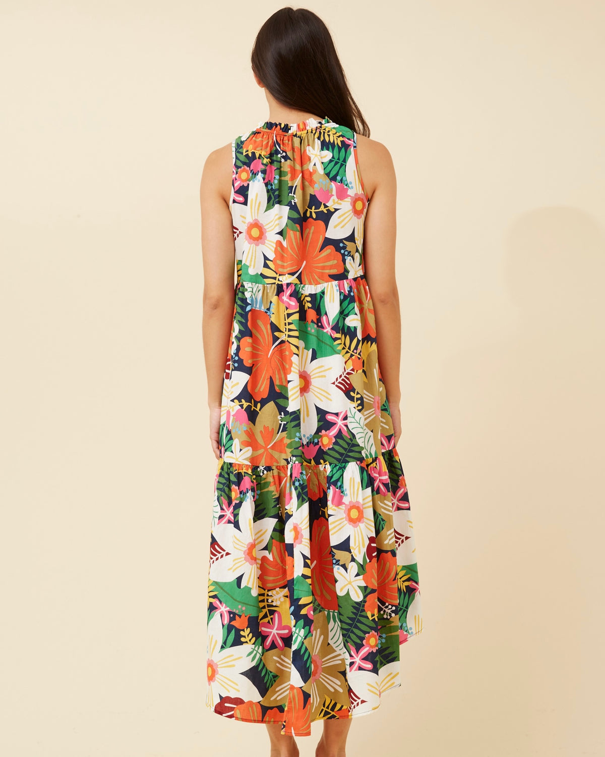 Josie Printed Tiered Dress