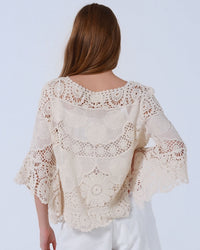 Julia Lace Cotton Top