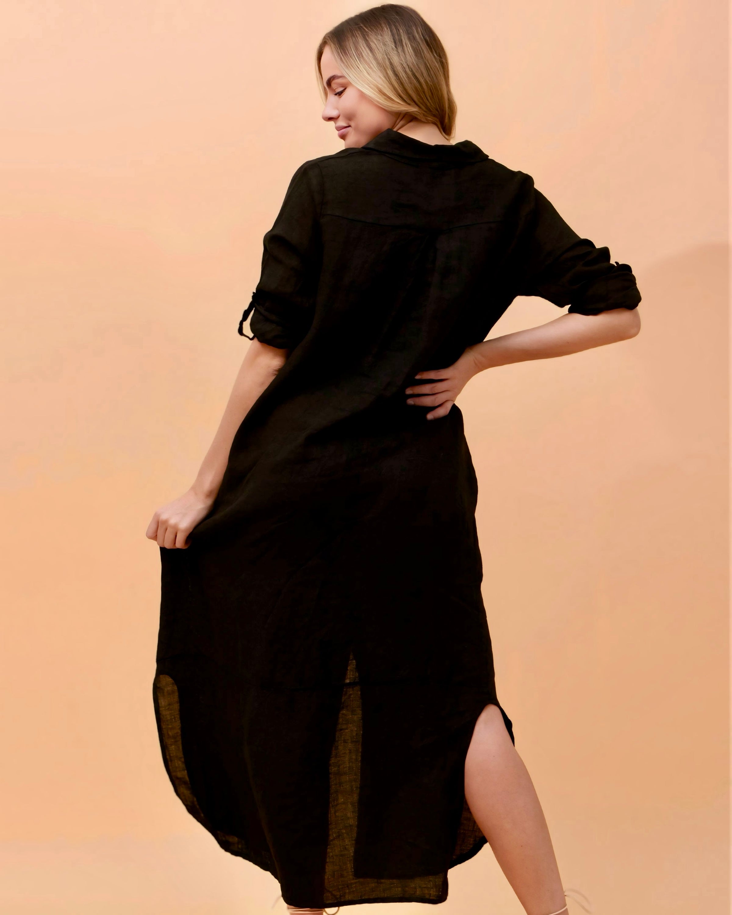 Padma Linen Shirt Dresses