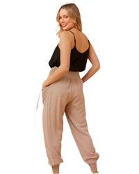 Sandy Side Pocket Harem Pants