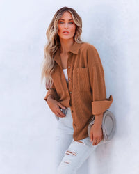 Petra Corduroy Button Front Shirt