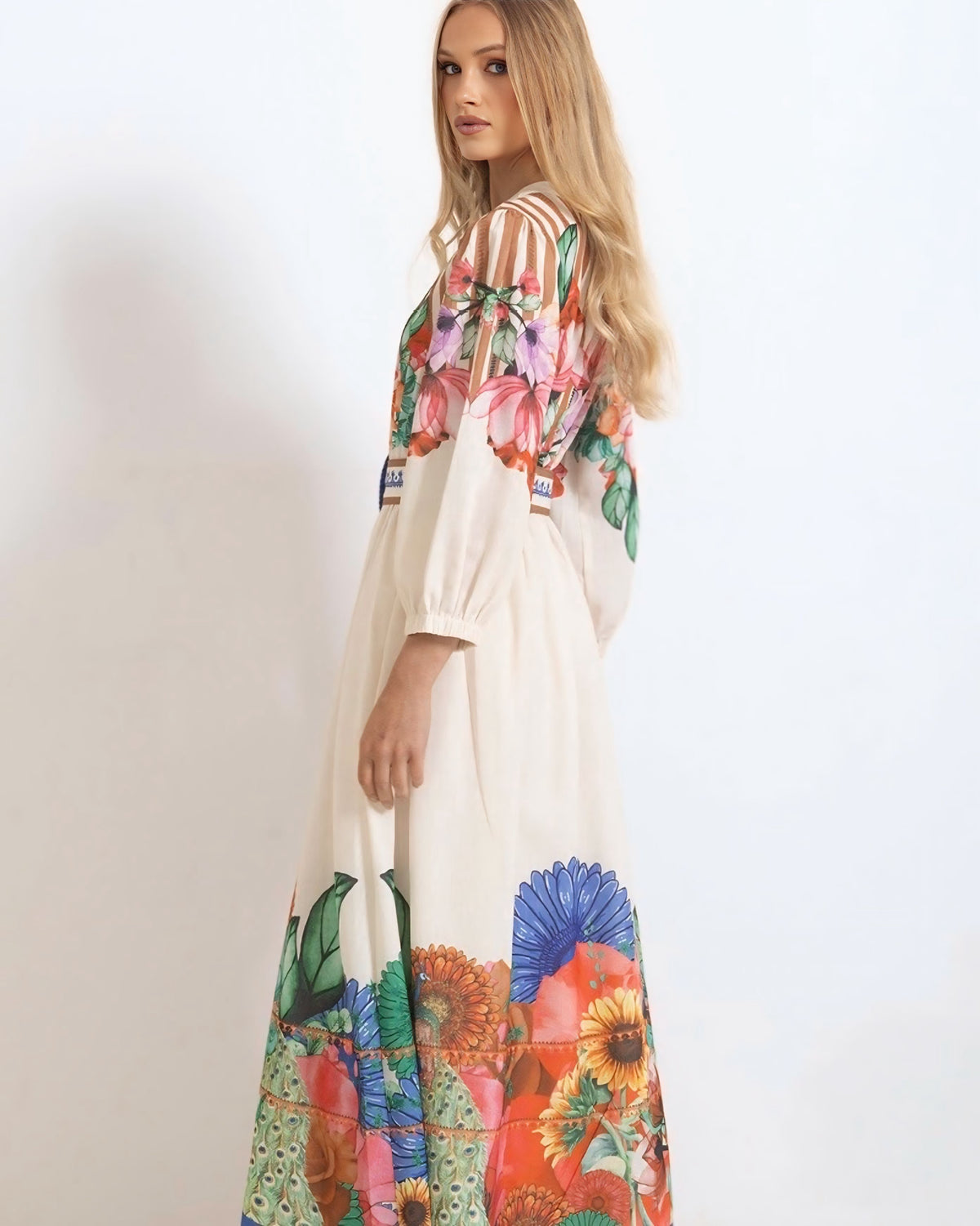 Sandy Linen Maxi Dress