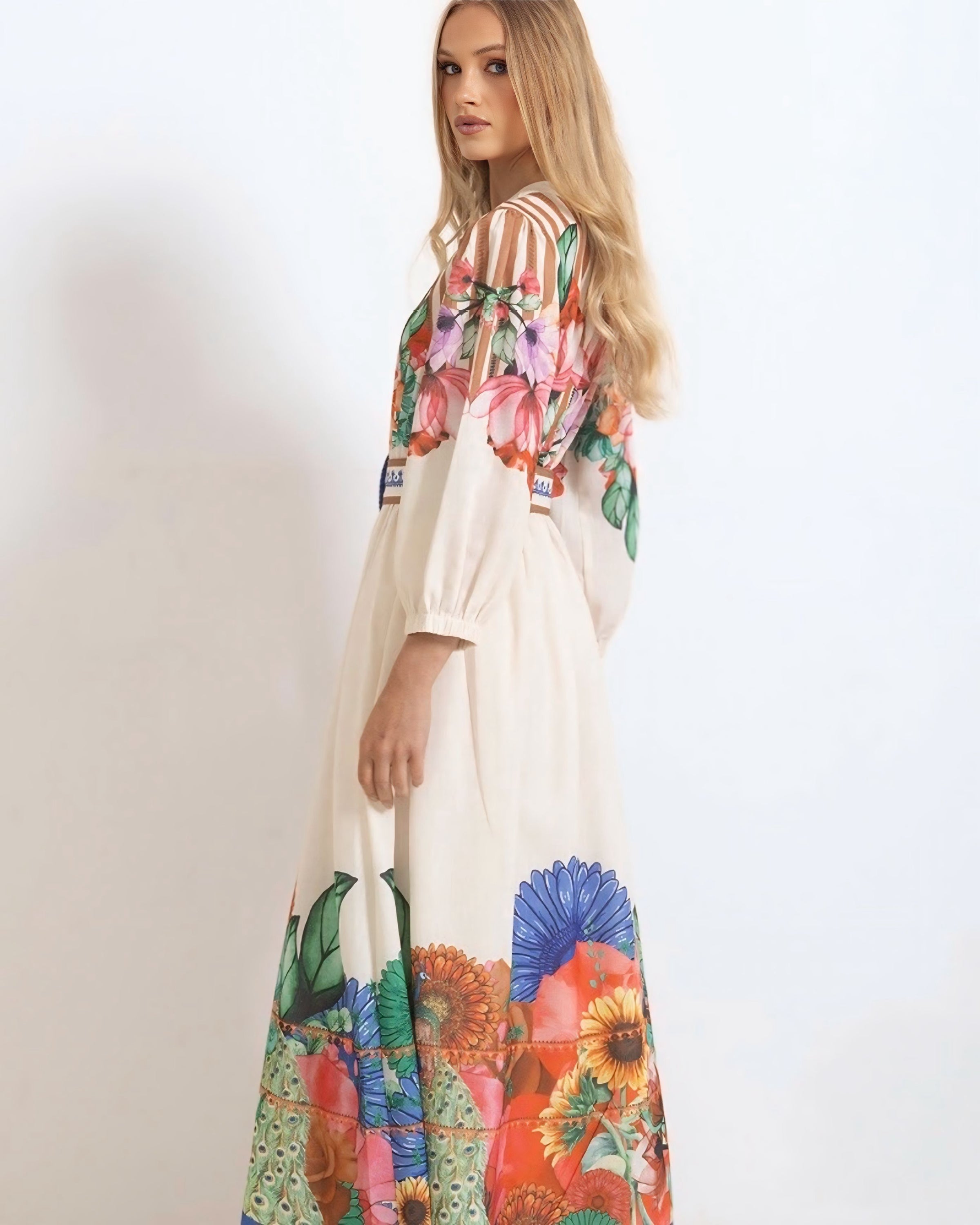 Sandy Linen Maxi Dress