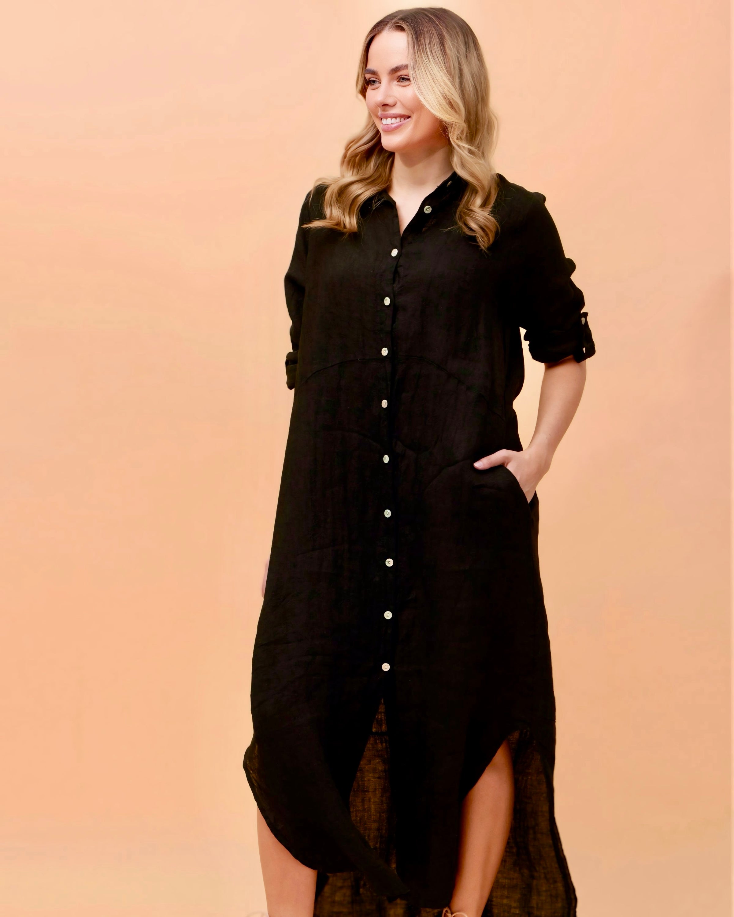 Padma Linen Shirt Dresses