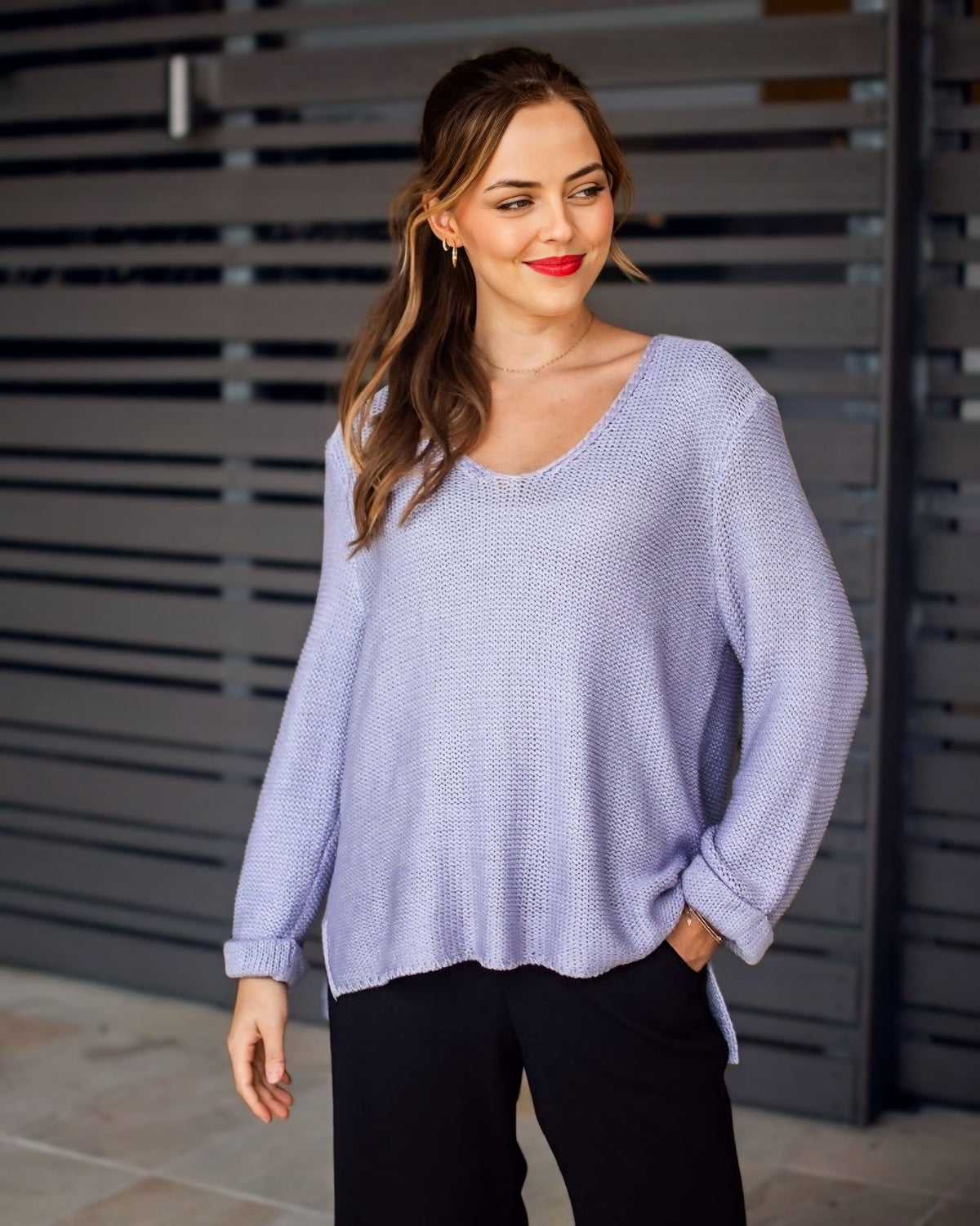 Sally Cotton Knit Sweater