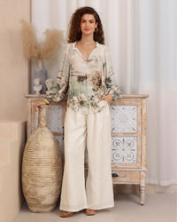 Sasha Exclusive Print Blouse