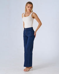 Alice Wide Leg Stretch Denim Jeans