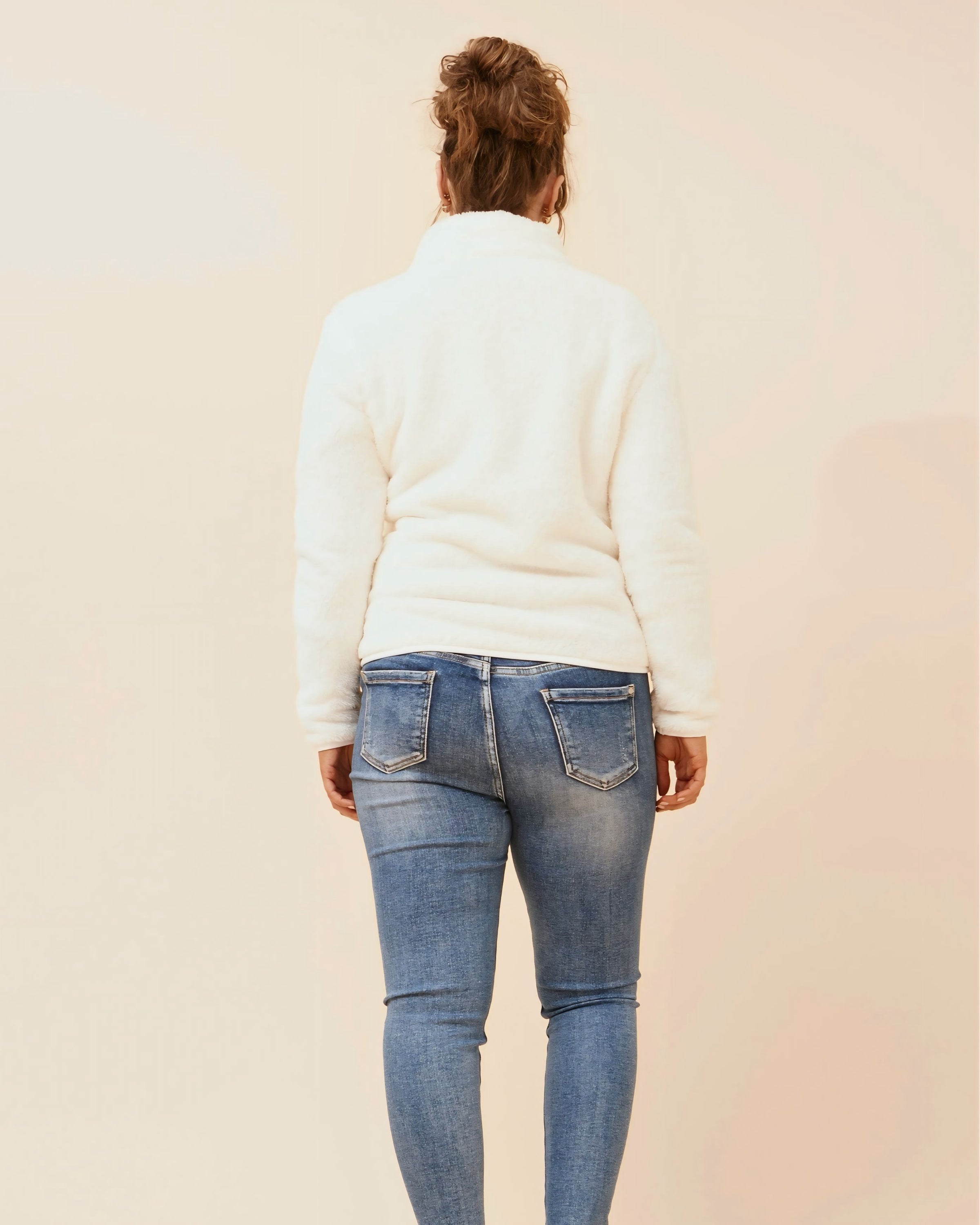 Janelle Zip Front Teddy Jacket