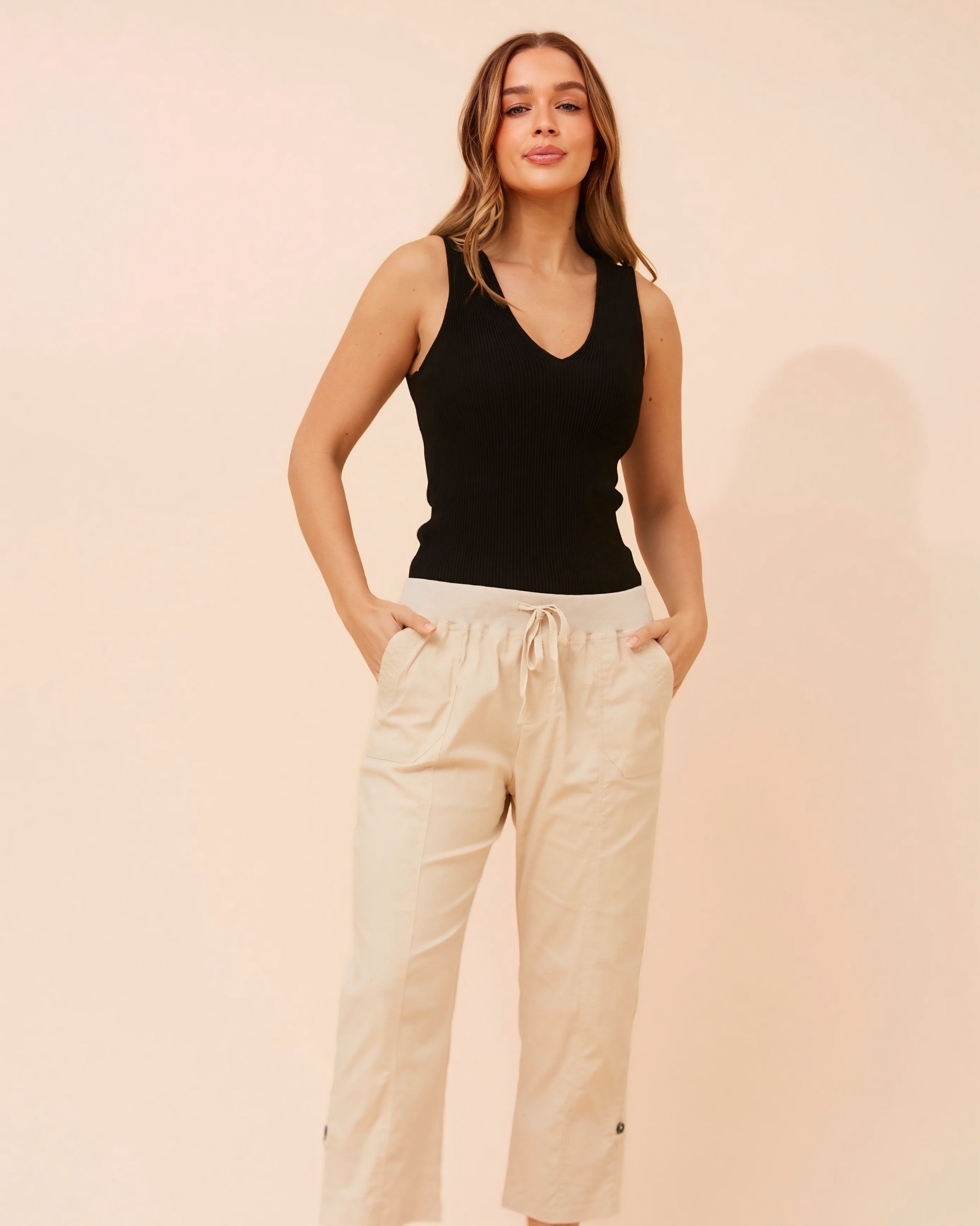 Maddy Stretched Cotton Jogger