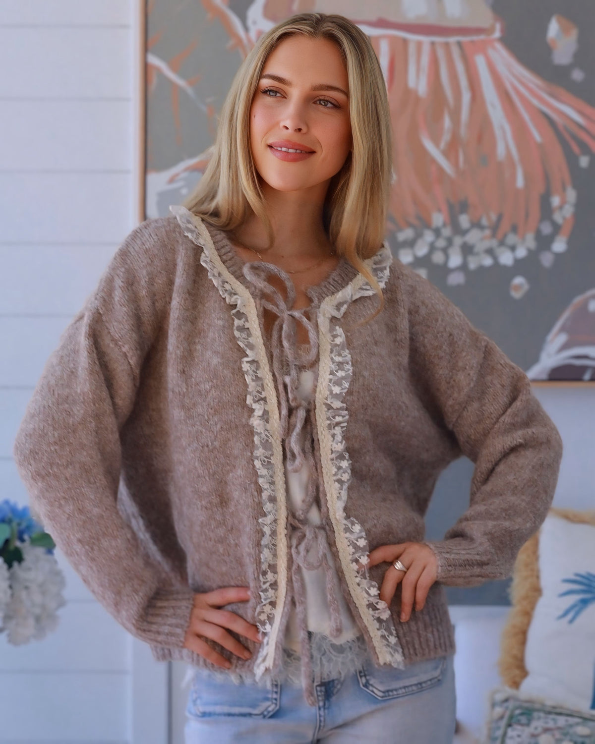 Harlow Tye Front Cardigan