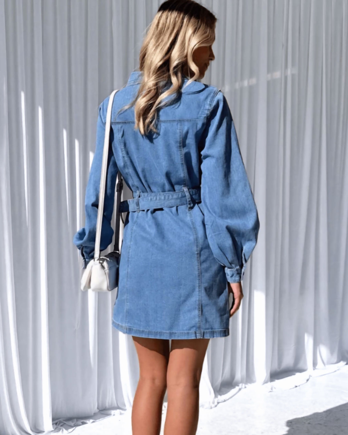 Cory Denim Shirt Dress