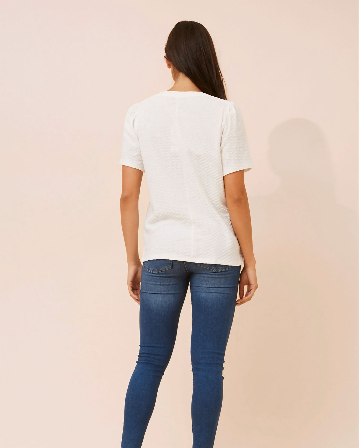 Vera White Basic Tee