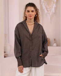 Sasha Oversize Print Shirt