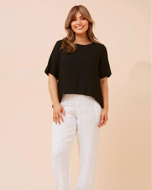 Valda Linen Top
