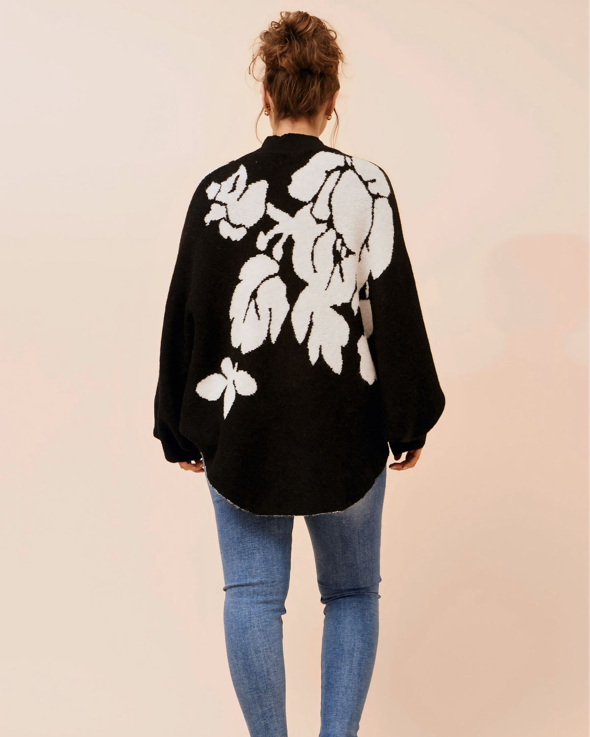 Shelly Self Print Knit jumper