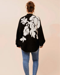 Shelly Self Print Knit jumper