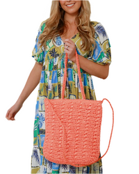 Bags - Woven Square Bag